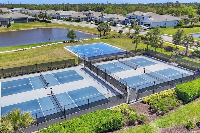 17675 Azul Dr, Lakewood Ranch, FL 34202 - birds eye view of property featuring a water view and a residential view