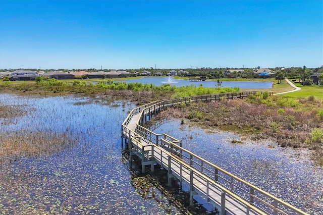 17675 Azul Dr, Lakewood Ranch, FL 34202 - view of dock featuring a water view