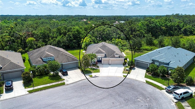 12841 Balsam Ter, Bradenton, FL 34212 - aerial view of residential area featuring a forest