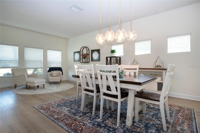 12841 Balsam Ter, Bradenton, FL 34212 - dining room featuring wood finished floors, plenty of natural light, and baseboards