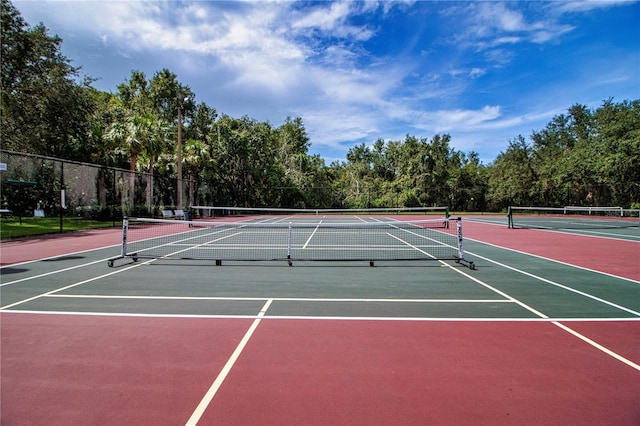 12841 Balsam Ter, Bradenton, FL 34212 - view of tennis court featuring community basketball court