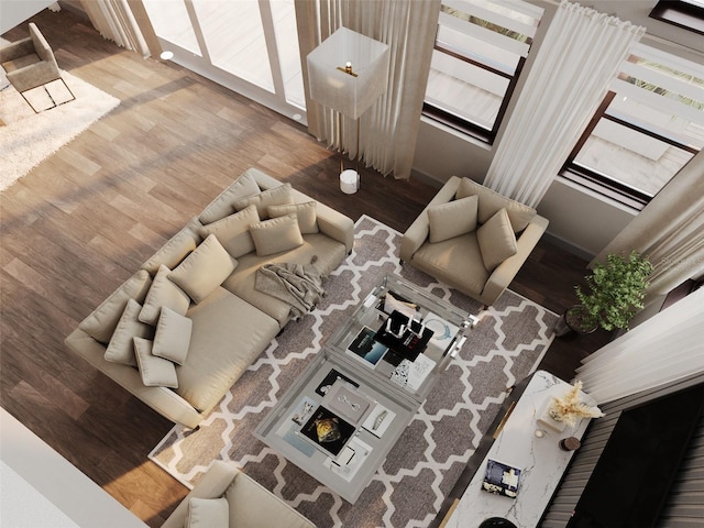 3901 30th Ave S, Saint Petersburg, FL 33711 - living room featuring wood finished floors