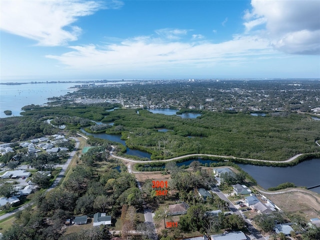 3901 30th Ave S, Saint Petersburg, FL 33711 - drone / aerial view with a water view