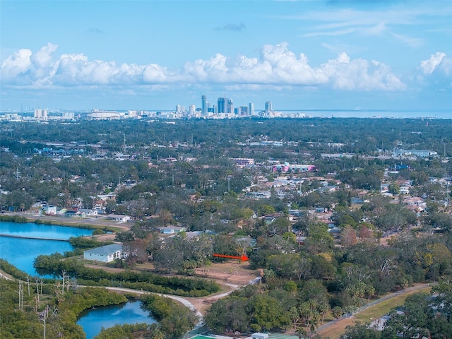 3901 30th Ave S, Saint Petersburg, FL 33711 - bird's eye view with a water view and a view of city