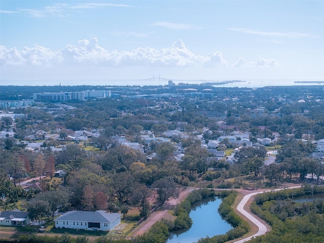3901 30th Ave S, Saint Petersburg, FL 33711 - birds eye view of property with a water view