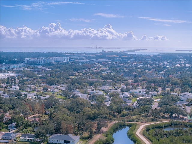 3901 30th Ave S, Saint Petersburg, FL 33711 - drone / aerial view featuring a water view
