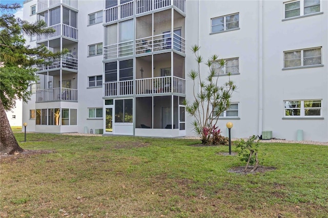 view of property featuring cooling unit