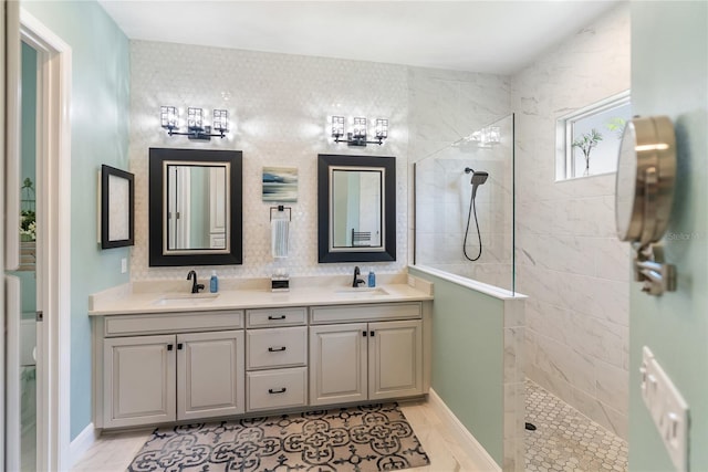 4625 Foxtail Dr, Parrish, FL 34219 - full bath with walk in shower and double vanity