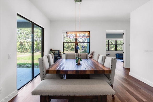 4308 Fly Rod Ter, Parrish, FL 34219 - dining area with baseboards and wood finished floors