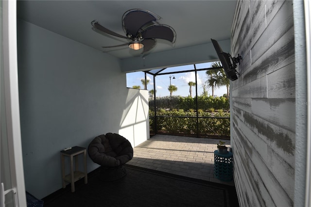 17817 Woodland Ct, Punta Gorda, FL 33982 - sunroom / solarium with ceiling fan
