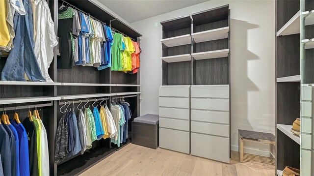 1540 Hillview Dr, Sarasota, FL 34239 - spacious closet featuring wood finished floors