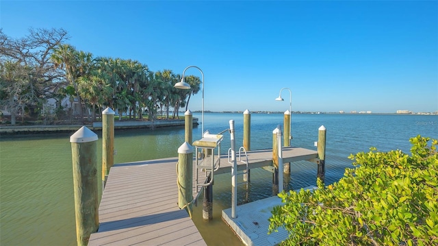 1540 Hillview Dr, Sarasota, FL 34239 - view of dock with a water view