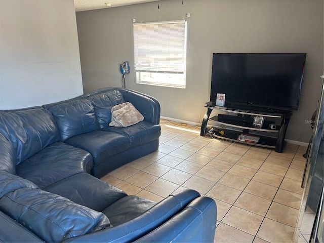3255 51st Avenue Dr W, Bradenton, FL 34207 - living room with baseboards and light tile patterned floors