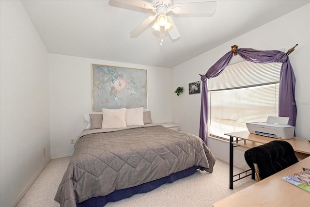 4219 Eastlake Ct, Port Charlotte, FL 33948 - bedroom with carpet floors, baseboards, and ceiling fan