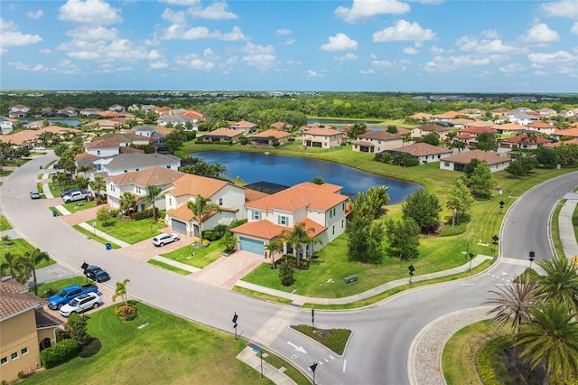 13721 Saw Palm Creek Trl, Lakewood Ranch, FL 34211 - aerial view with a water view and a residential view