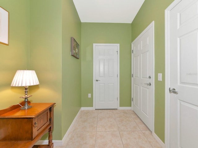 5952 Snowy Egret Dr, Sarasota, FL 34238 - interior space featuring light tile patterned flooring and baseboards