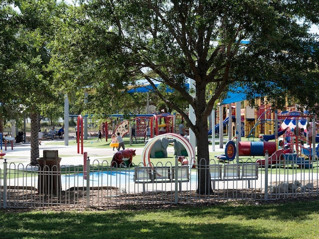 surrounding community with playground community