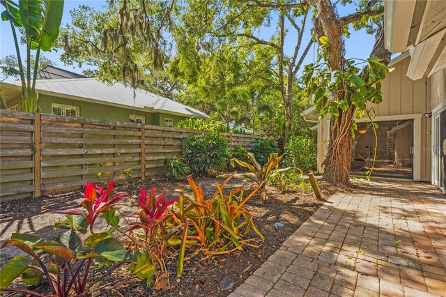 view of patio with fence