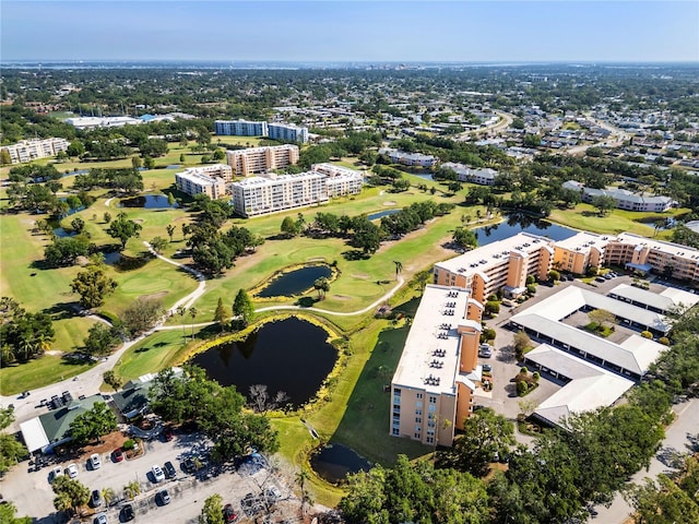 4570 Pinebrook Cir Unit 406, Bradenton, FL 34209 - aerial view with a water view and golf course view