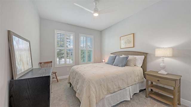 8110 Trimbelle Ter, Parrish, FL 34219 - carpeted bedroom with baseboards and ceiling fan