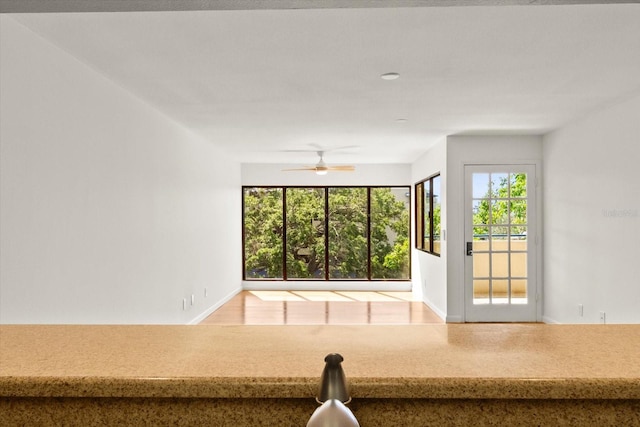 825 S Osprey Ave Unit 302, Sarasota, FL 34236 - unfurnished room featuring ceiling fan
