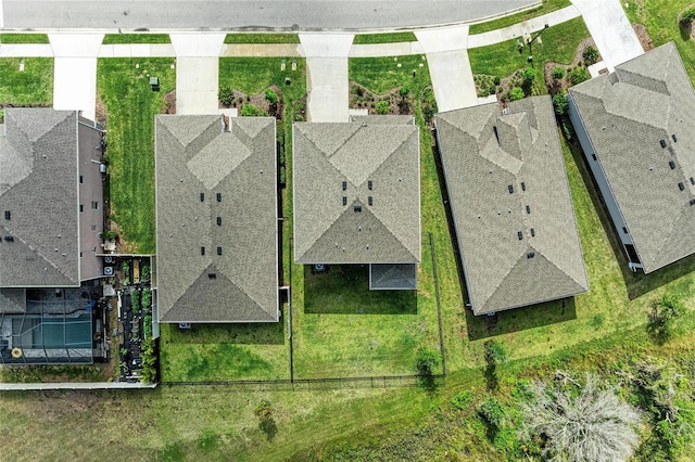 bird's eye view featuring a residential view