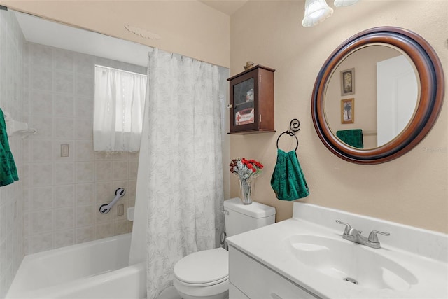 3459 Lotus Rd, North Port, FL 34291 - bathroom with toilet, vanity, and shower / tub combo