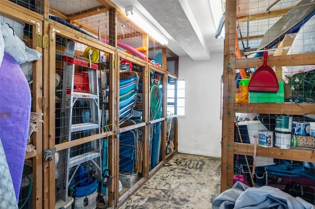 view of storage room