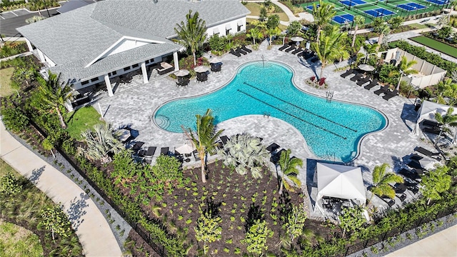 1599 Laurel Brook Ln, Port Charlotte, FL 33953 - bird's eye view of a pool