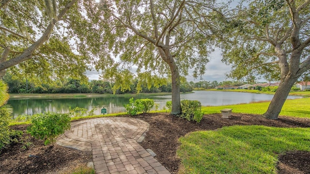 1085 Mallard Marsh Dr, Osprey, FL 34229 - view of community with a water view