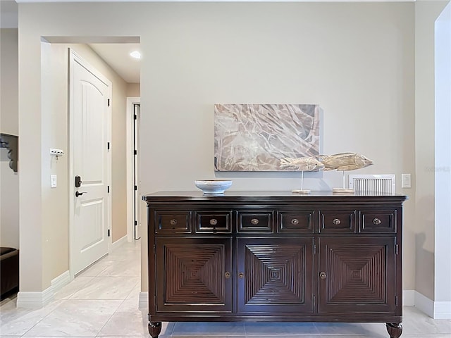 13724 Quinta St, Venice, FL 34293 - hallway with baseboards
