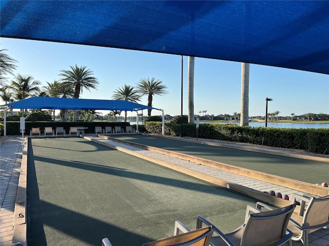 13724 Quinta St, Venice, FL 34293 - exterior space with a water view
