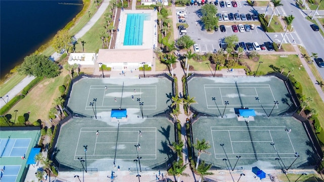 13724 Quinta St, Venice, FL 34293 - bird's eye view featuring a water view