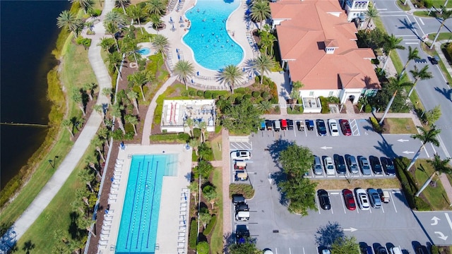 13724 Quinta St, Venice, FL 34293 - birds eye view of property with a water view