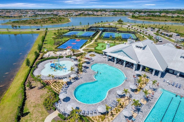 15719 Barefoot Beach Dr, Lakewood Ranch, FL 34211 - bird's eye view of a nearby body of water
