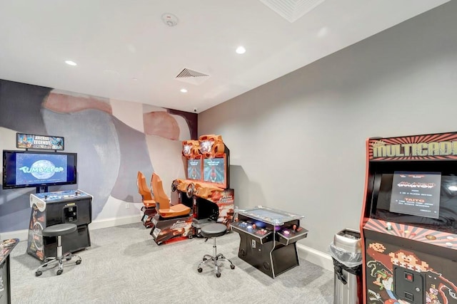 15719 Barefoot Beach Dr, Lakewood Ranch, FL 34211 - playroom with carpet flooring and recessed lighting