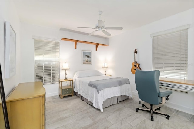1860 Citron St, Punta Gorda, FL 33980 - bedroom with ceiling fan and baseboards