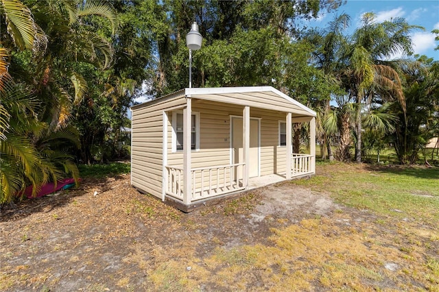 1860 Citron St, Punta Gorda, FL 33980 - exterior space with an outbuilding
