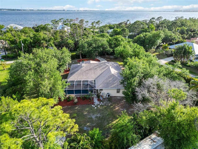 1860 Citron St, Punta Gorda, FL 33980 - bird's eye view featuring a water view