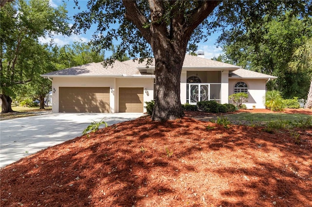 1860 Citron St, Punta Gorda, FL 33980 - single story home featuring an attached garage, concrete driveway, and stucco siding