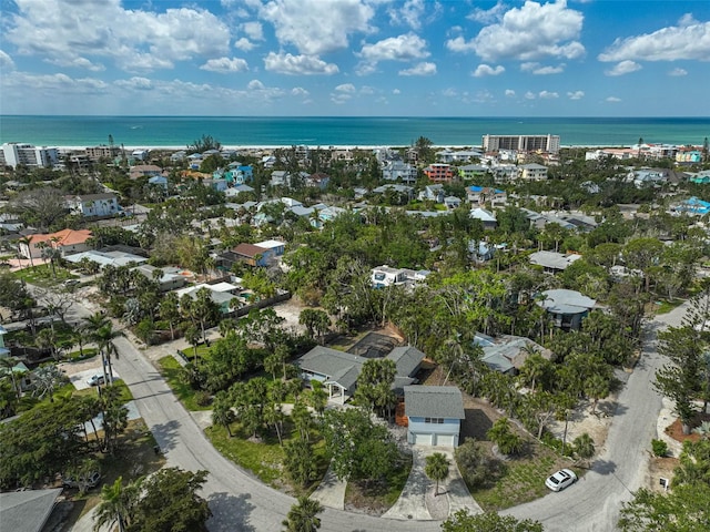 bird's eye view of a nearby body of water