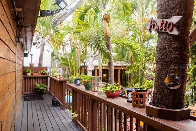view of deck