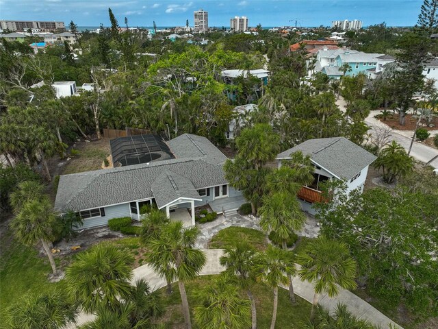 105 Island Cir, Sarasota, FL 34242 - view from above of property