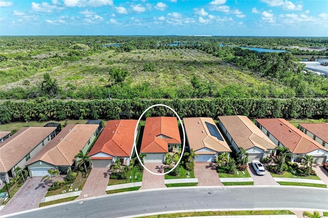 224 Soliera St, Nokomis, FL 34275 - bird's eye view with a water view and a residential view