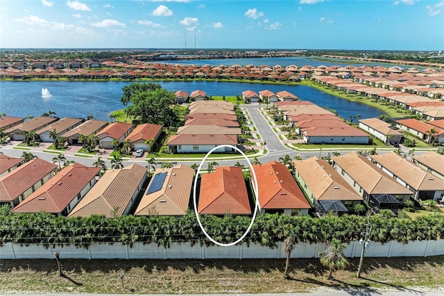 224 Soliera St, Nokomis, FL 34275 - aerial view featuring a water view and a residential view