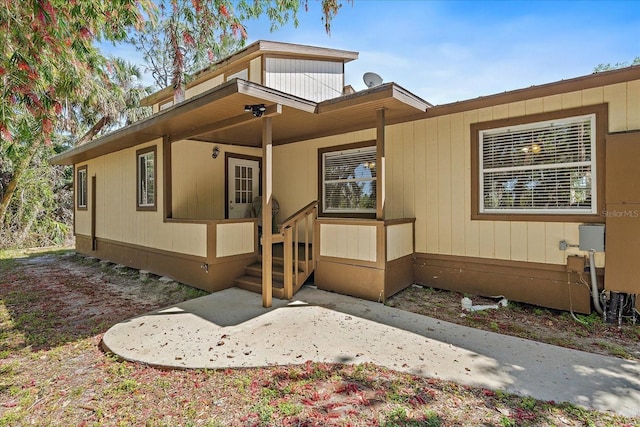 view of front of home