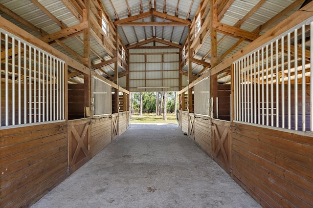 view of stable
