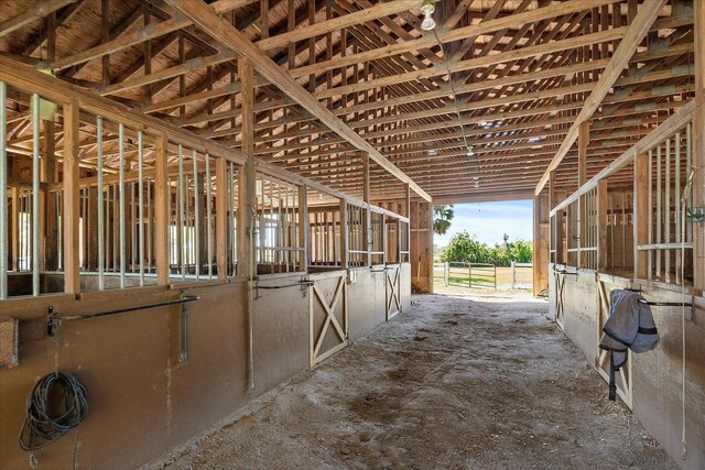 view of stable
