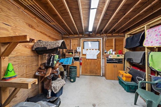 view of storage room