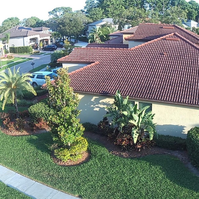 4622 Grand Lakeside Dr, Palm Harbor, FL 34684 - aerial perspective of suburban area